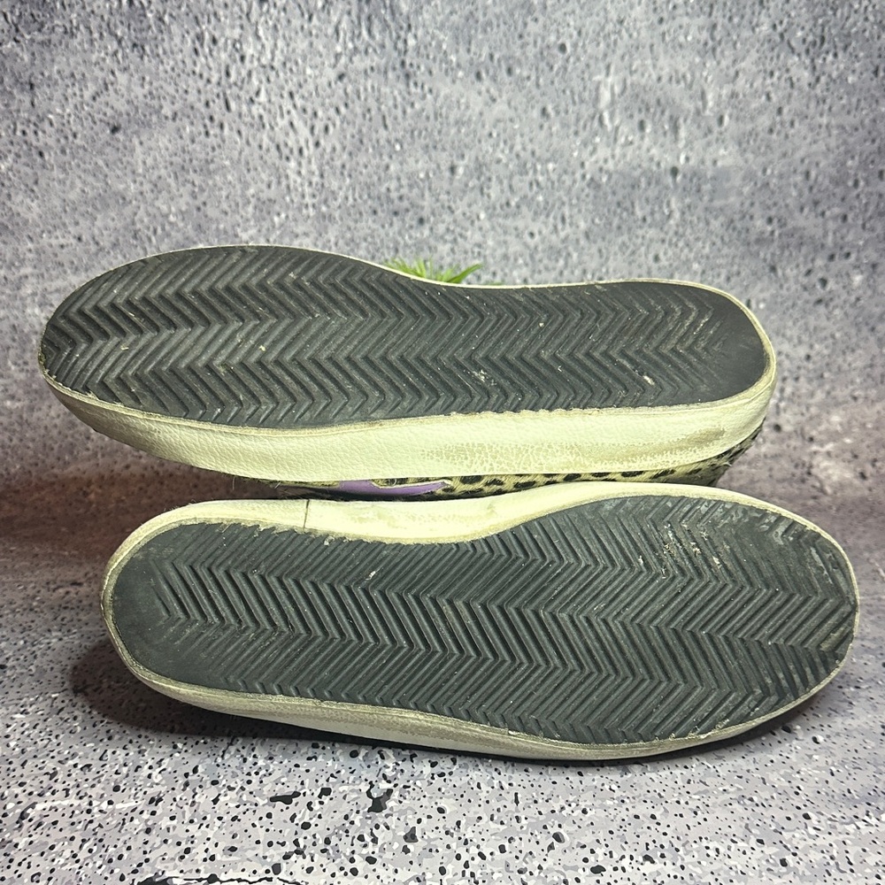 Golden Goose Leopard Sneakers with Purple Accent - Picture 6 of 16